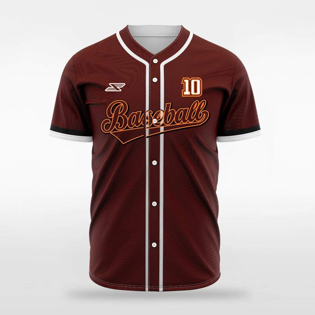 Classic Colors - Customized Men's Sublimated Full-Button Baseball Jersey