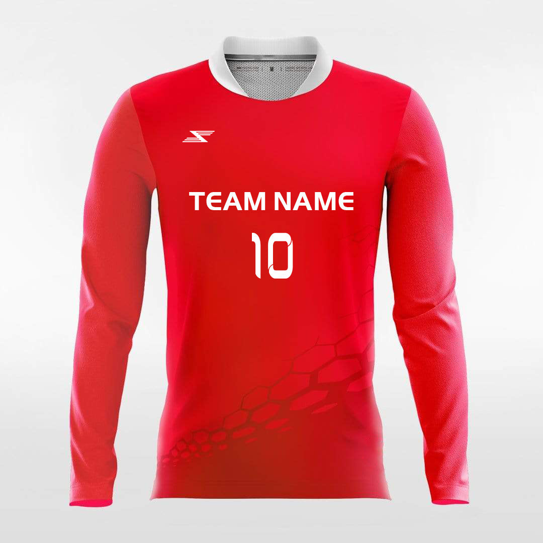 Dragon Vein - Customized Men's Long Sleeve Football Jersey
