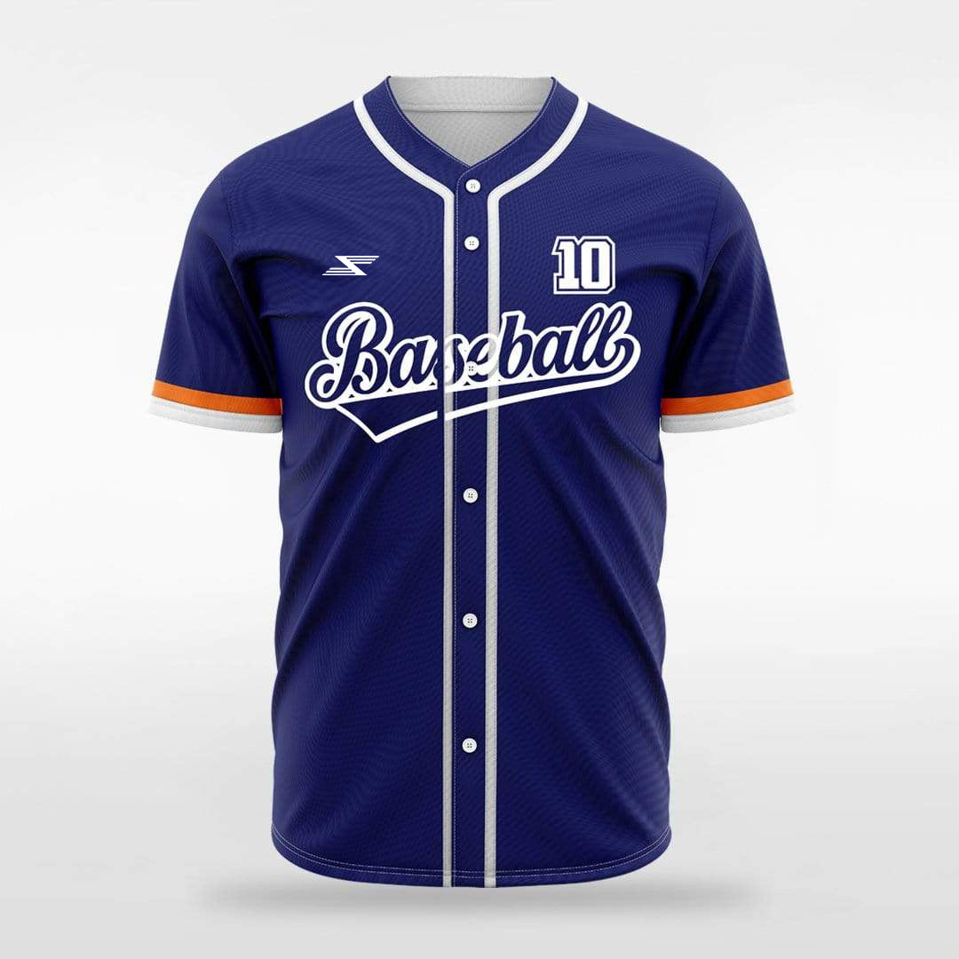 Classic Colors - Customized Men's Sublimated Full-Button Baseball Jersey