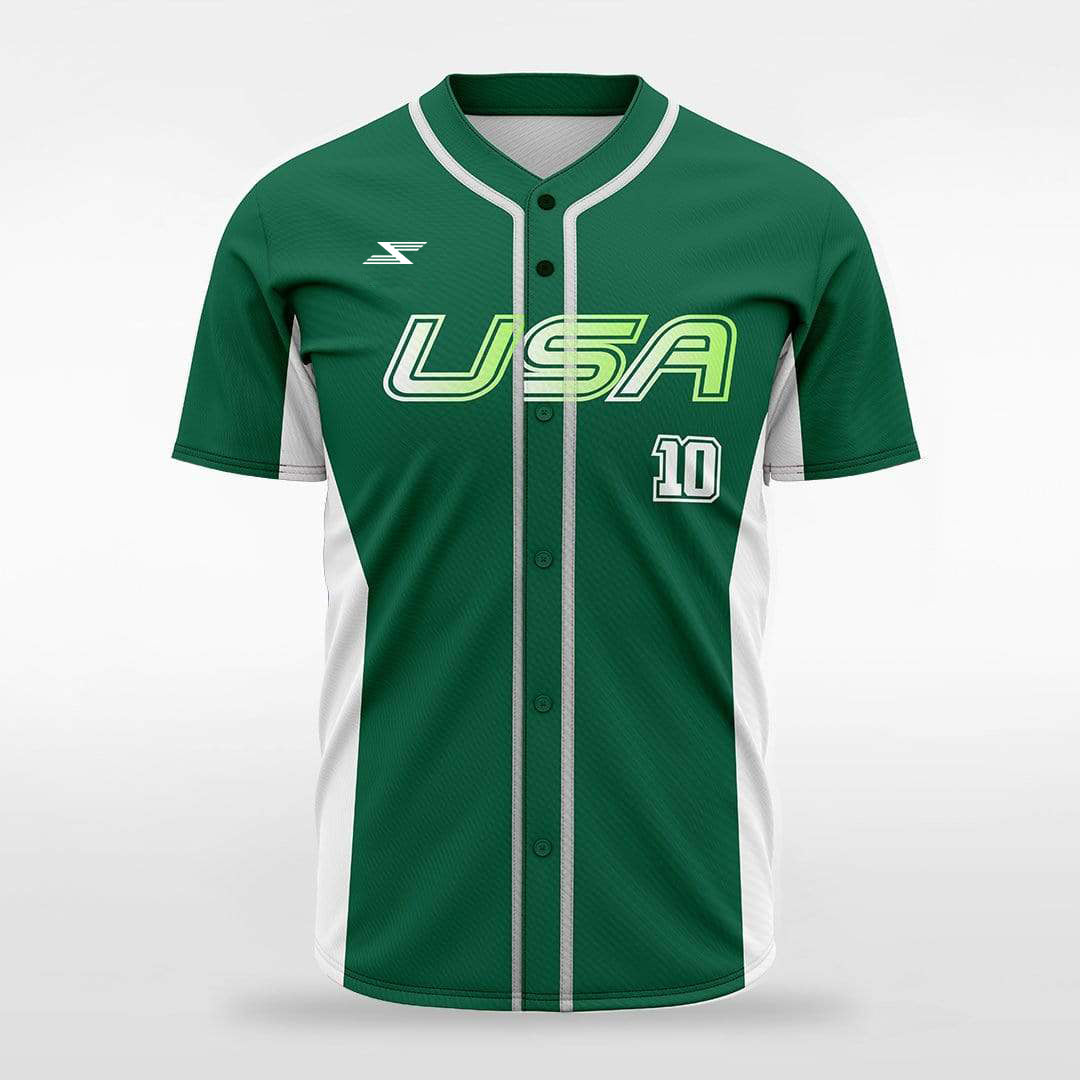 Electron - Customized Men's Sublimated Full-Button Baseball Jersey