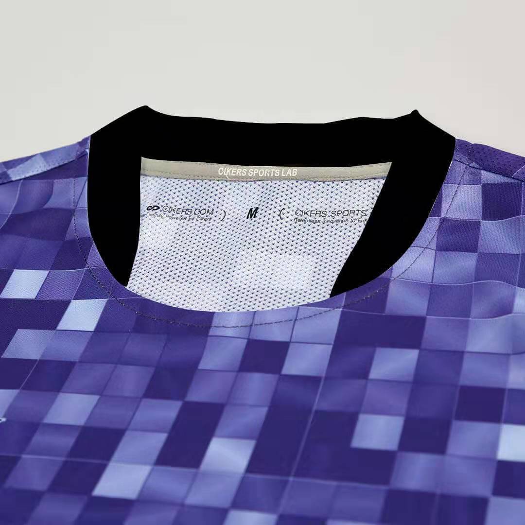Pixel Mosaic - Customized Men's Sublimated Football Jersey