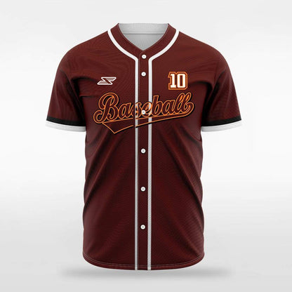 Classic Colors -  Customized Men's Sublimated Full-Button Baseball Jersey