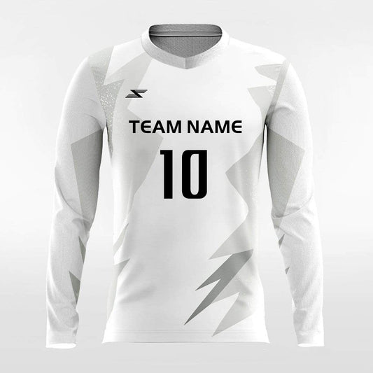 Light and Shadow ¢ñ - Customized Men's Sublimated Long Sleeve Football Jersey