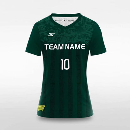 Silk Road - Customized Women's Sublimated Football Jersey