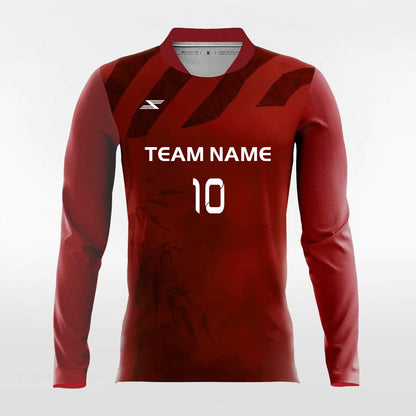 Mist - Customized Men's Sublimated Long Sleeve Football Jersey