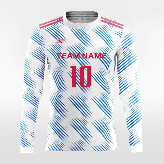 Retro ¢ñ - Customized Men's Sublimated Long Sleeve Football Jersey