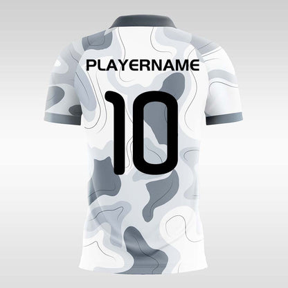 Variegatedsnow-Customized Men's Sublimated Football Jersey