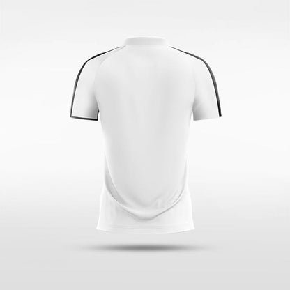 Classic White - Customized Kid's Sublimated Football Jersey