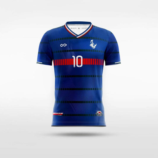 Team France - Customized Kid's Sublimated Football Jersey