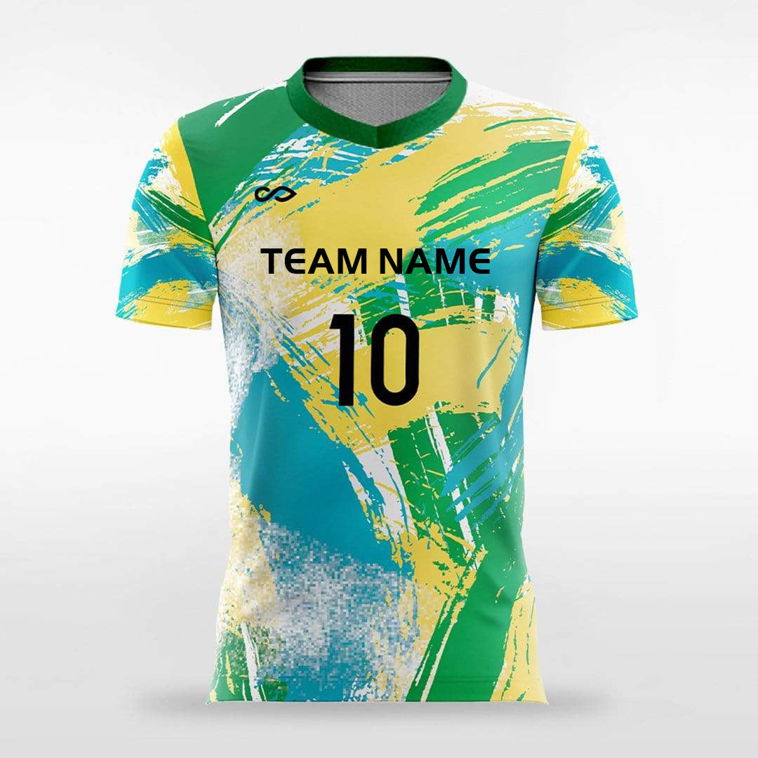 Pop Camouflage 5 - Customized Men's Sublimated Football Jersey