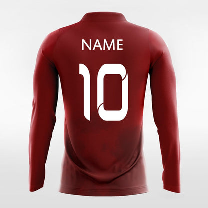 Mist - Customized Men's Sublimated Long Sleeve Football Jersey