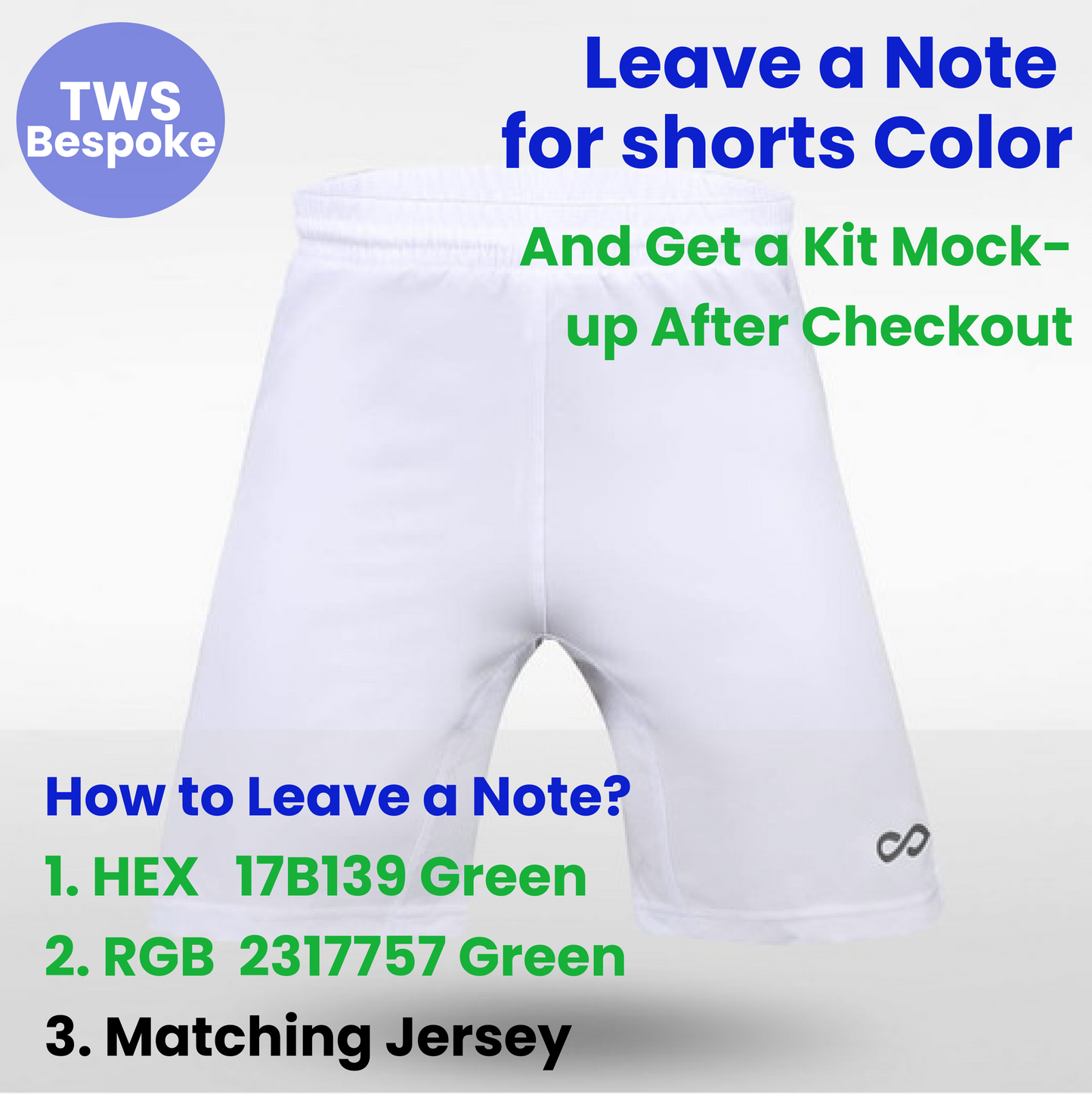 [Bespoke] Kids Knitted Football Shorts : Unlimited Colors