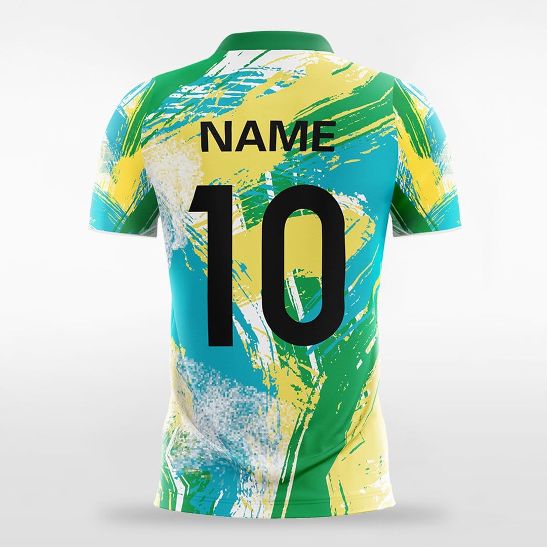 Pop Camouflage 5 - Customized Men's Sublimated Football Jersey