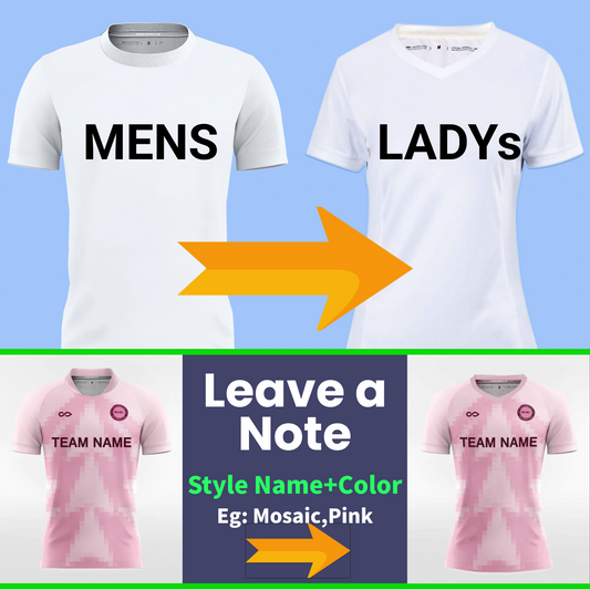 Men's Style for Women - Customized Women's Sublimated Football Jersey