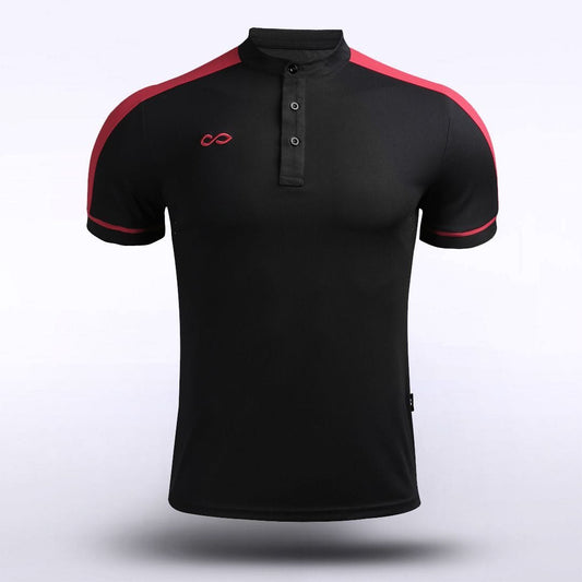 Adult Stand Collar Polo Shirt